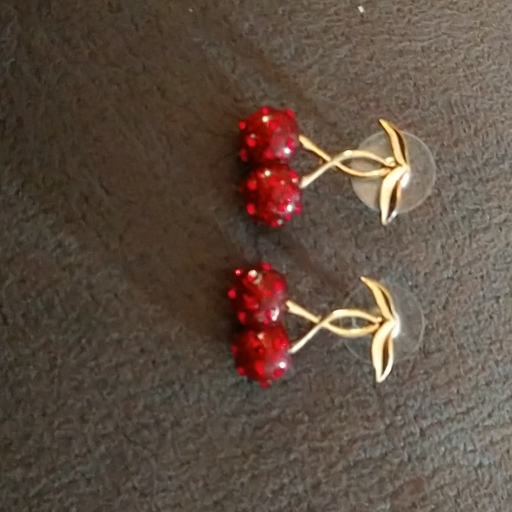 Betsey Johnson Cherry earrings